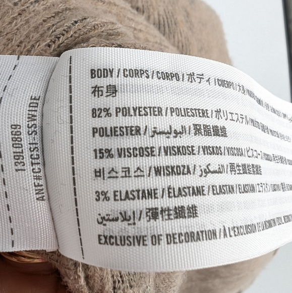 Abercrombie & Fitch Leopard Print Long Ribbed Duster Cardigan Sweater Soft Cozy - Picture 7 of 7